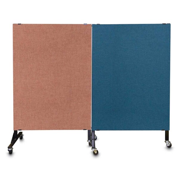 Enclosed Corkboard, 3 Door, 96"x48", 4" Fra